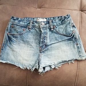 Free People Cut Off Shorts Size 25